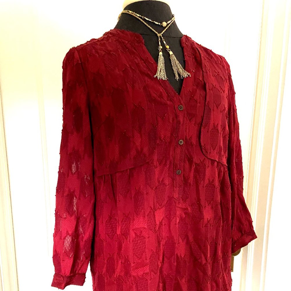 Altar'd State Burgundy Dress Smalll